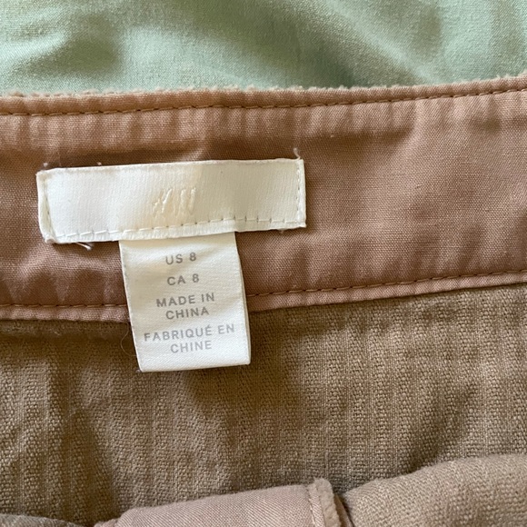 Tan corduroy skirt - Picture 5 of 9